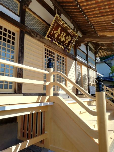 修復された廻廊